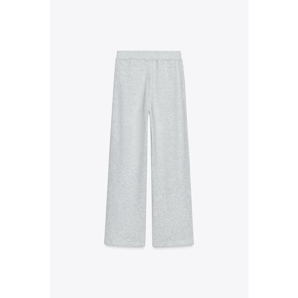 ZARA | Wide Leg Gray Sweatpants Casual Loungewear Heavyweight Sz XS